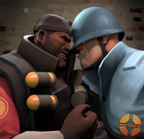 Team Fortress 2 - Солдат vs Подрывника(в русском переводе)